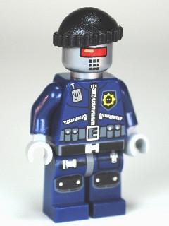 LEGO Minifigure-Robo SWAT with Knit Cap-The LEGO Movie-TLM045-Creative Brick Builders
